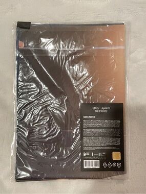 Official BTS SUGA Agust D D-Day Fabric Poster